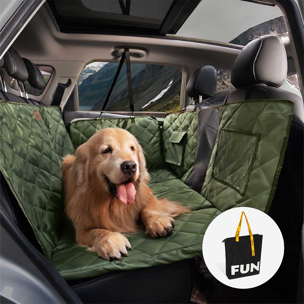Extension de siège arrière pour chien extra-large à couverture complète pour chambre à coucher mobile - Idéal pour les voyages et le camping