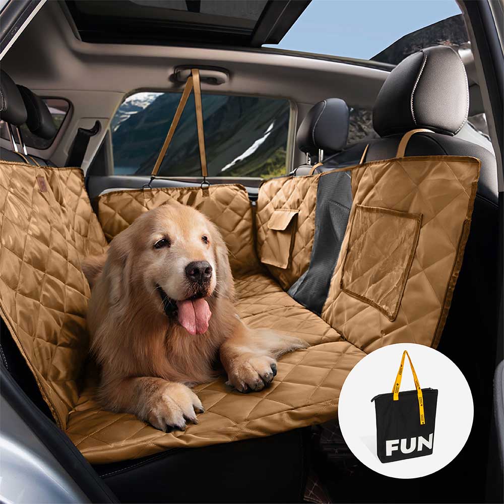 Extension de siège arrière pour chien extra-large à couverture complète pour chambre à coucher mobile - Idéal pour les voyages et le camping