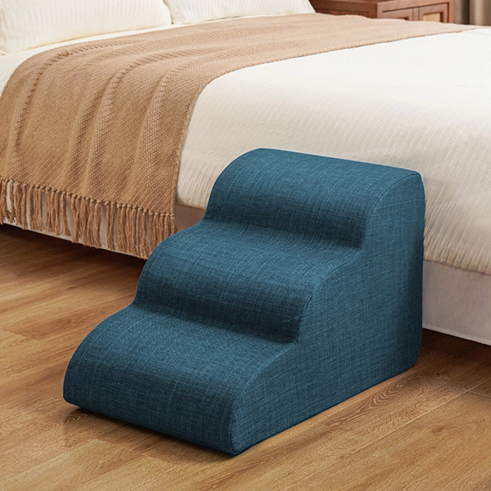 Faux Linen Anti-Scratch Joint Protection Dog Stairs