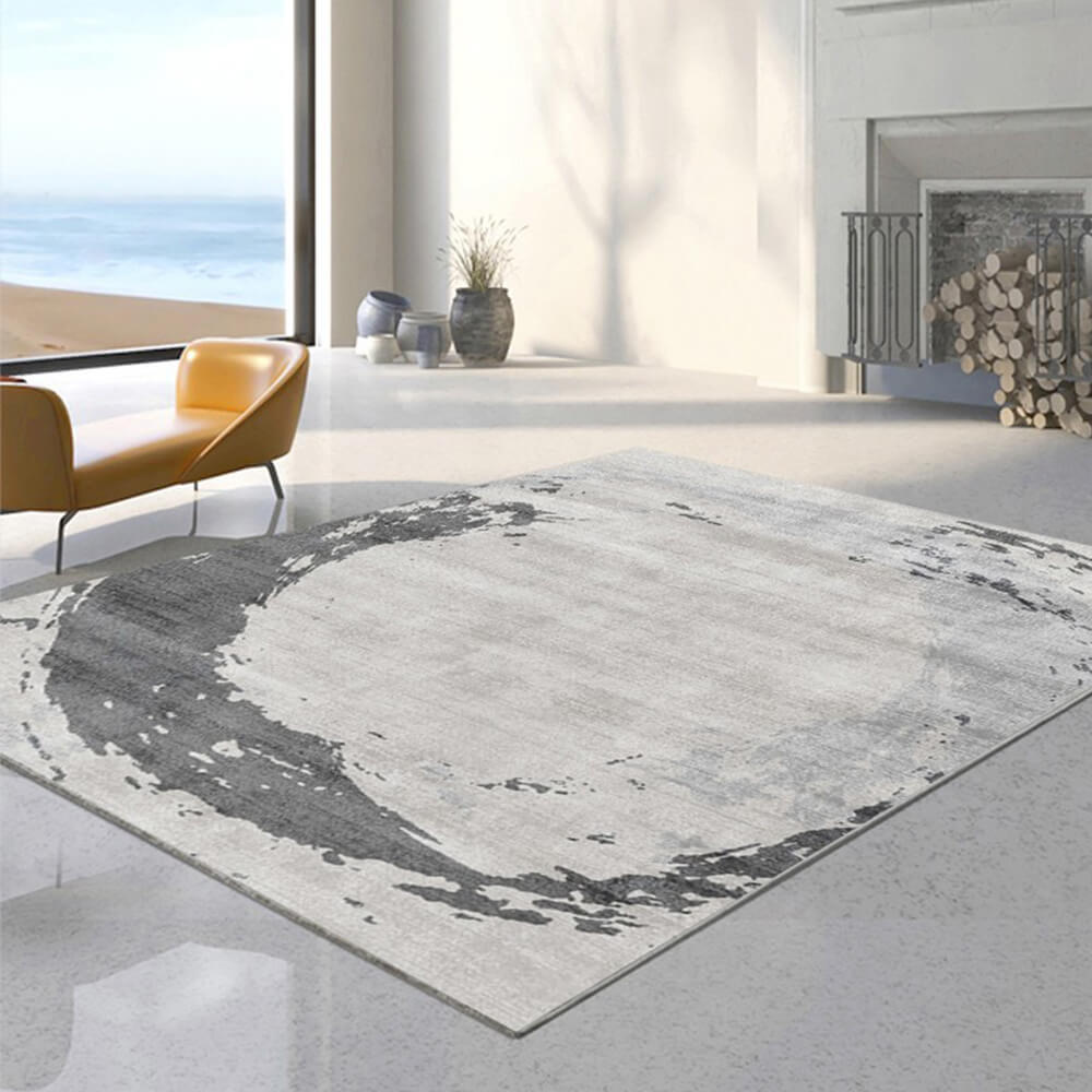 Tapis de salon abstrait simple