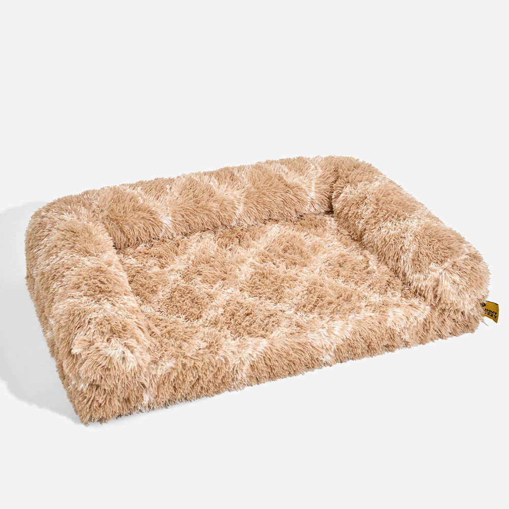 Cama clásica de sofá para perros a cuadros a cuadros - Comodidad acogedora