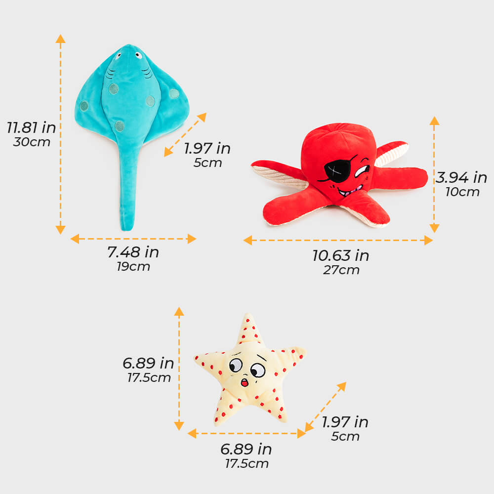 Juguete para perros chirriante resistente a masticación - Ocean World