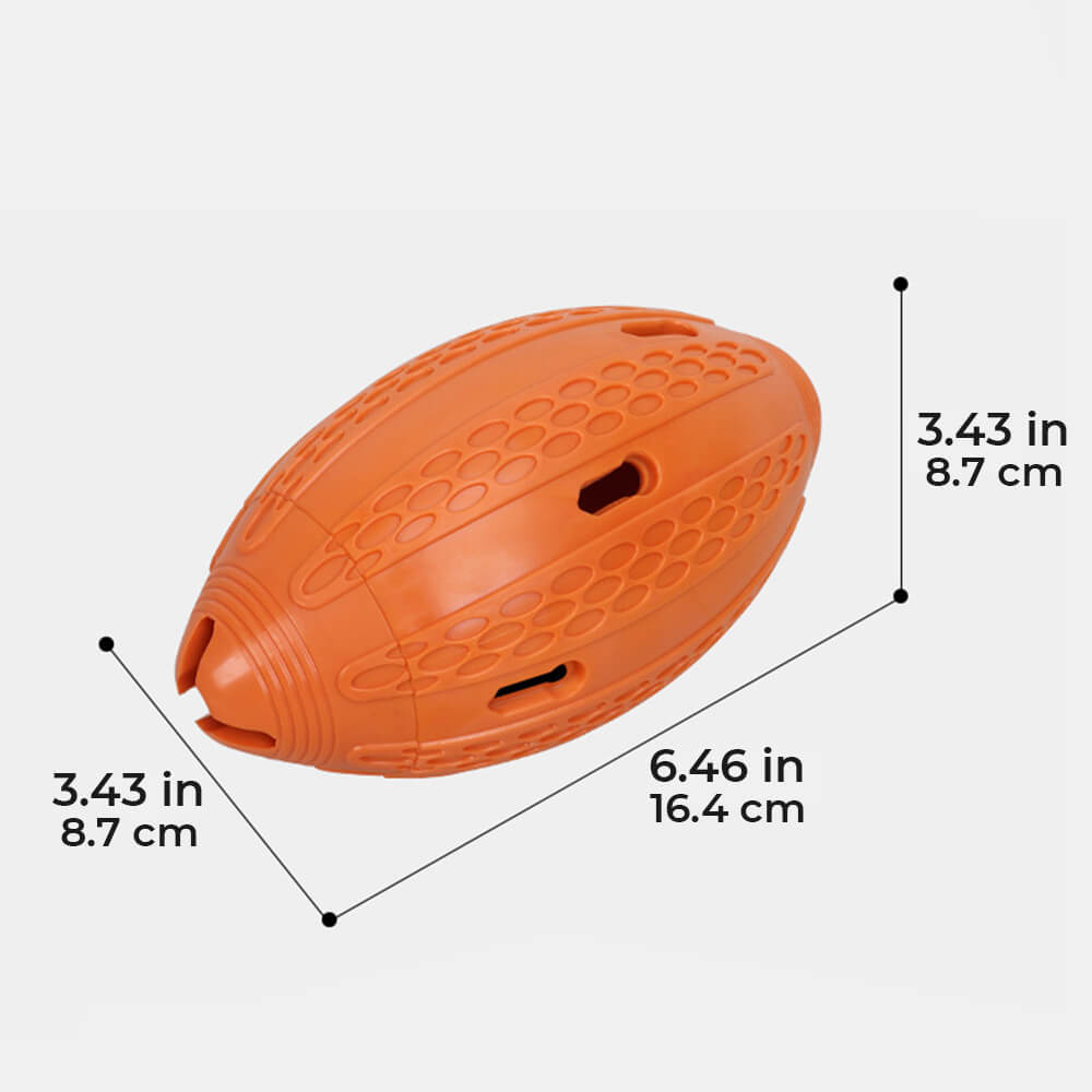 Toy de masticación para perros en forma de fútbol golosina oculta juguete interactivo