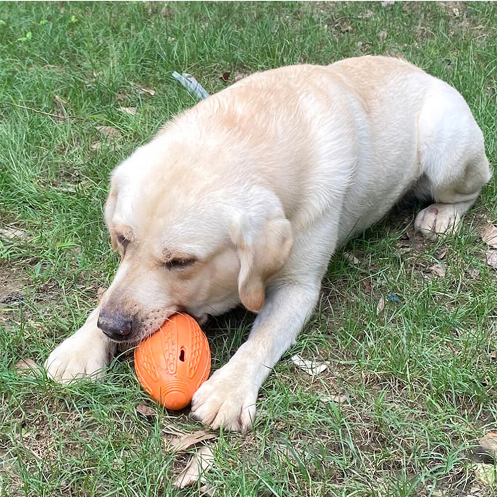 Toy de masticación para perros en forma de fútbol golosina oculta juguete interactivo