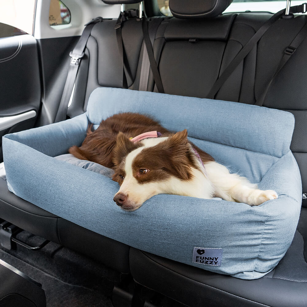 Bolstio de viaje para perros para perros que se puede lavar con el asiento trasero