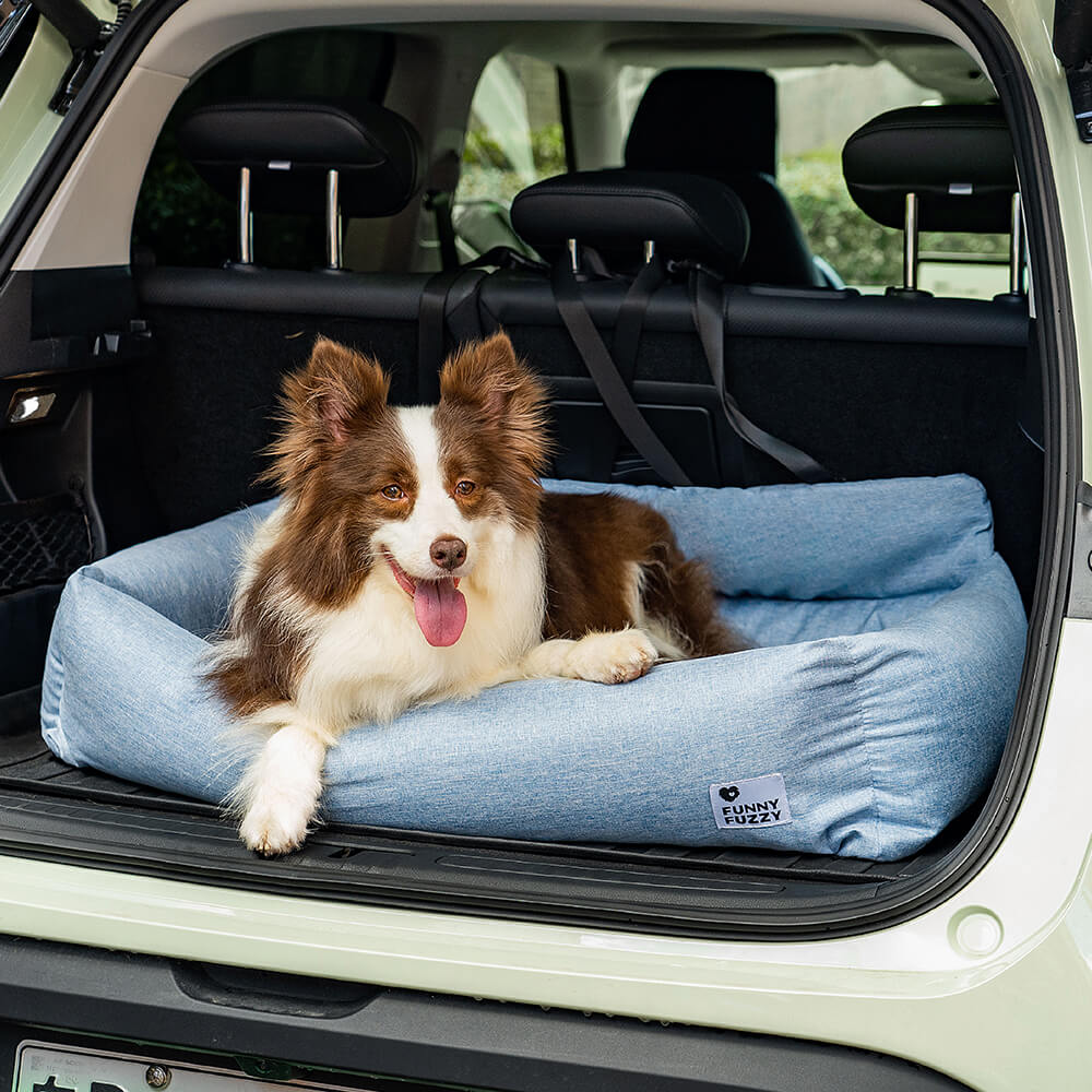 Bolstio de viaje para perros para perros que se puede lavar con el asiento trasero