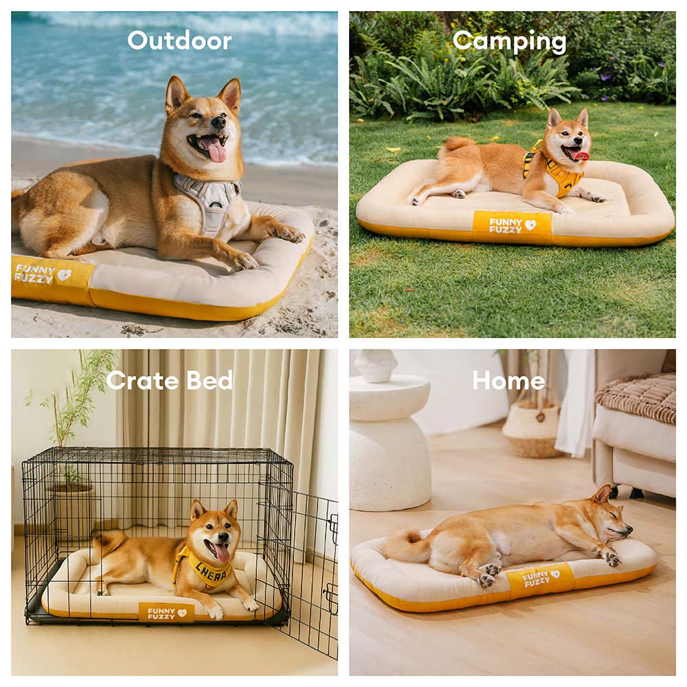 Outdoor Waterproof & Chew-proof Memory Foam Orthopedic Dog Mat - Trek Lounge