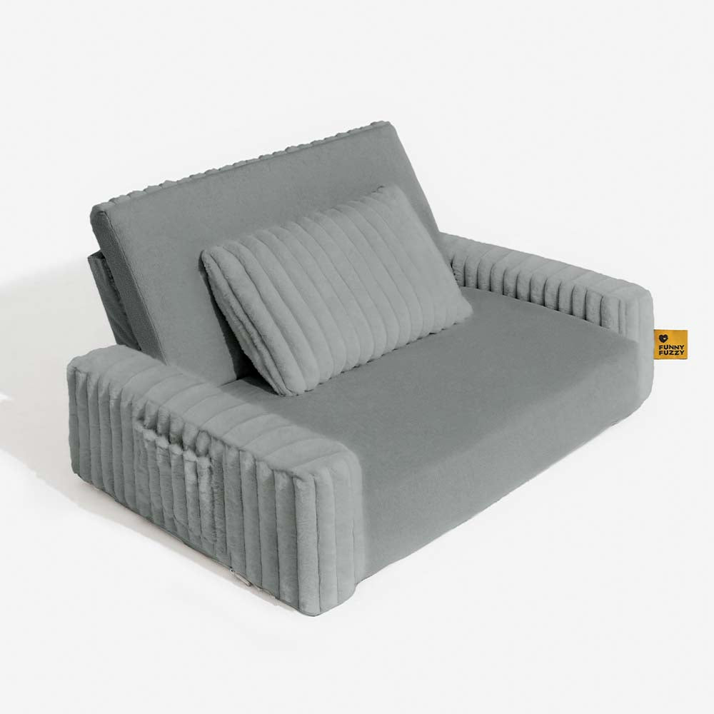Lenfuga esponjosa grande ortopédico humano-perro Bolster cama de refrescos