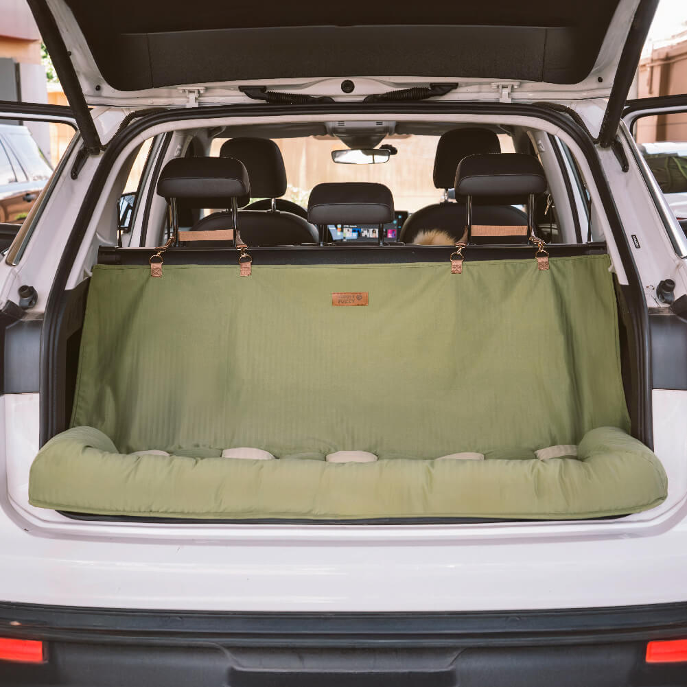 Traversin de voyage siège arrière de sécurité pour grand chien, siège de voiture, salon en échiquier