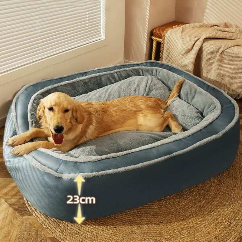 Cama grande y cálida cama para dormir