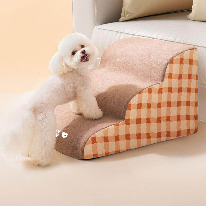 Patrón de llave escalera de escalada de mascotas escaleras de perro extraíbles