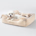 Soft Gingham Washable Dog & Cat Sofa Bed with Pillows