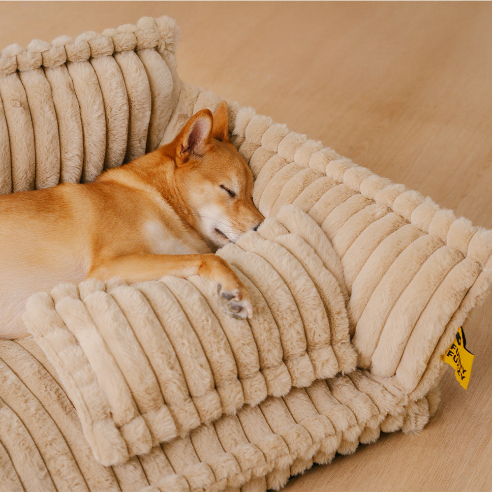 Gran almohada de perros suaves y esponjosas lavables con almohada de perro suave para perros sofá sofa-snozy sueño