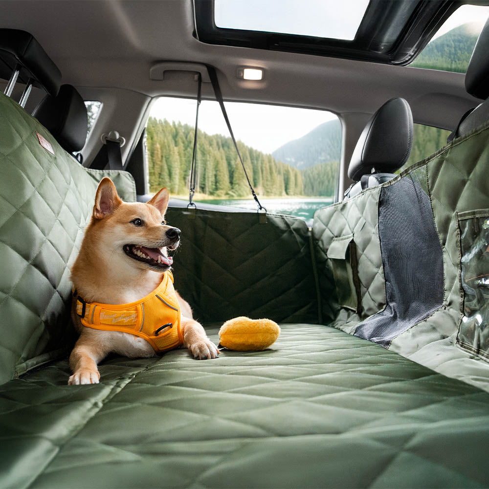 Extensor de assento traseiro para cachorro com cobertura total extra grande para quarto móvel - ideal para viagens e acampamento