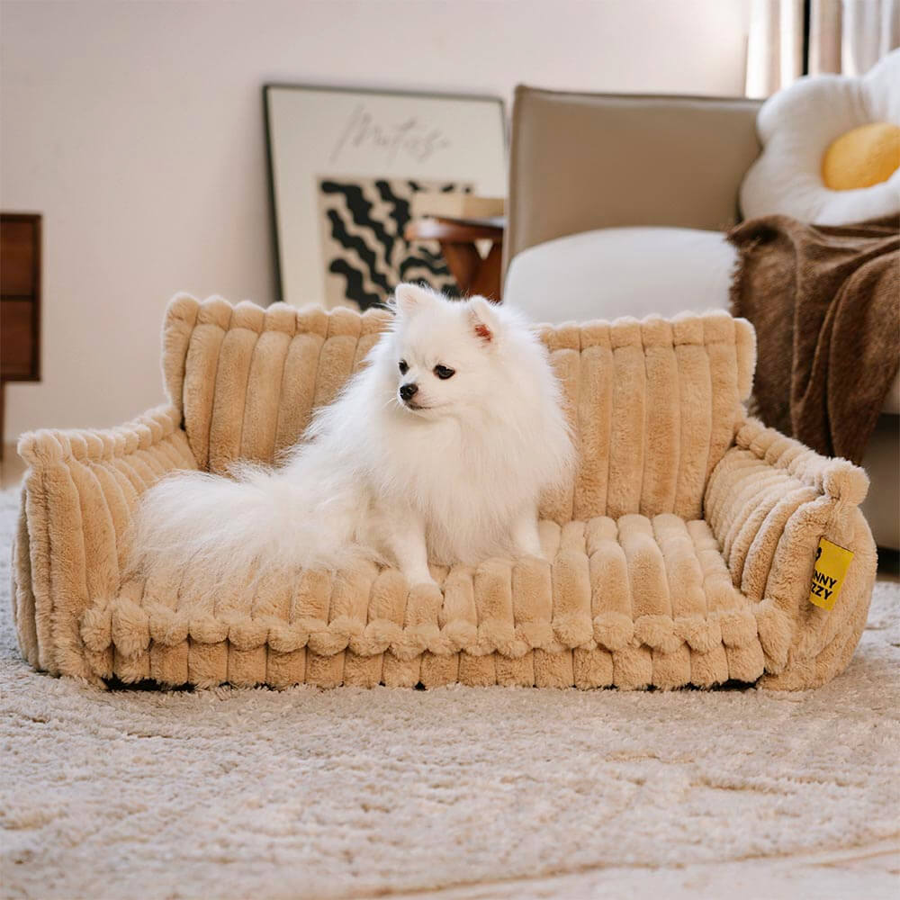 Gran almohada de perros suaves y esponjosas lavables con almohada de perro suave para perros sofá sofa-snozy sueño