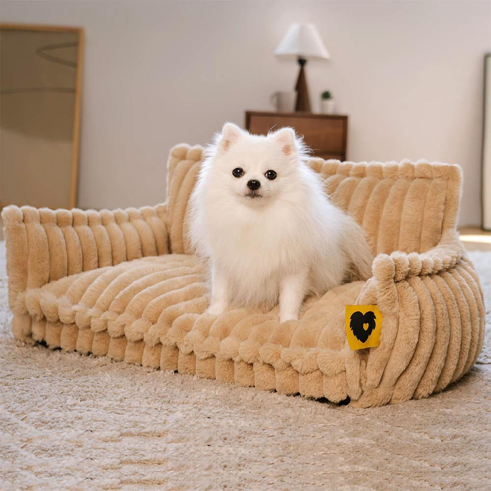 Gran almohada de perros suaves y esponjosas lavables con almohada de perro suave para perros sofá sofa-snozy sueño