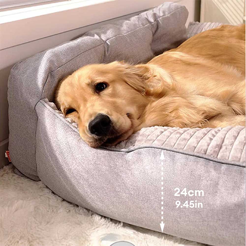 Verdicktes, großes, waschbares Katzen- und Hundekissenbett für alle Jahreszeiten