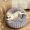 Cama de soporte de donas redondo ultra suave y gato