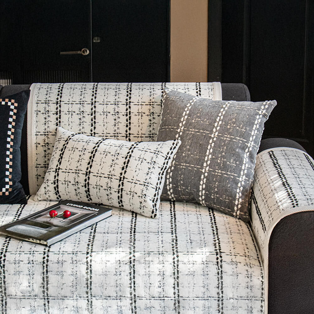 Elegante Tapa del sofá del sofá de sofá Jacquard Chenille All-Season