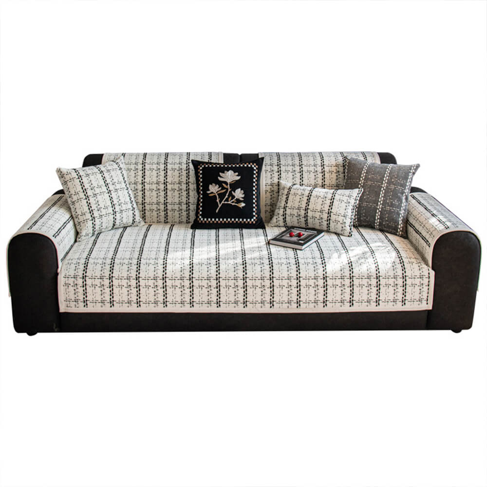 Elegante Tapa del sofá del sofá de sofá Jacquard Chenille All-Season