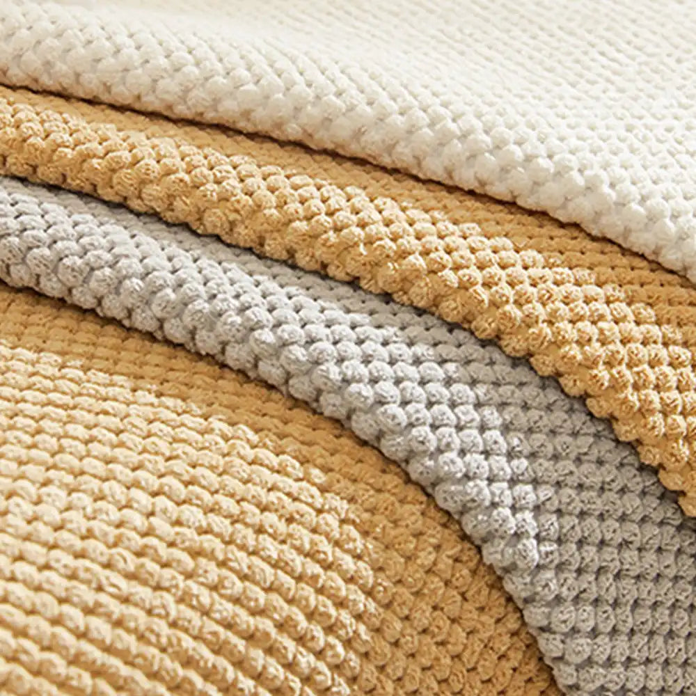 Boho Corduroy Durable Sofa Protector Couch Cover with Tassels