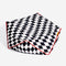FunnyFuzzy Polygonal  Calming Bean Bag Dog Bed