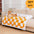 Cream Square Plaid Cozy Dog Mat Furniture Protector Cover