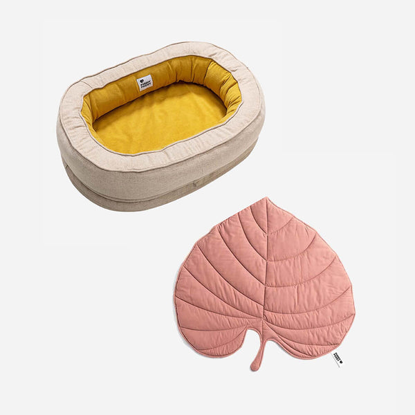 Manta para perros de forma de hoja con cama para perros de donas regalos de perro de lujo