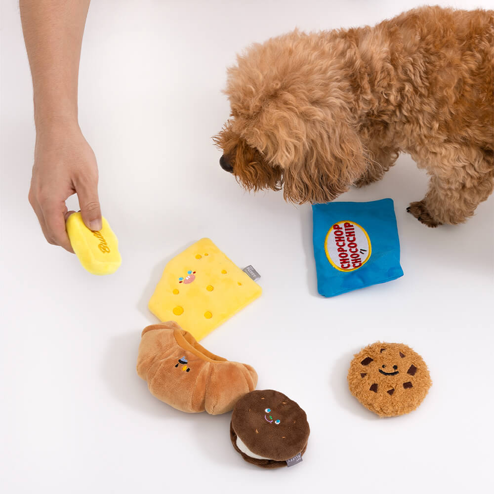 Juguete de perro de snuffle de lujoso - panadería