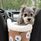 Asiento de seguridad para autos para perros de lana de lana de flores